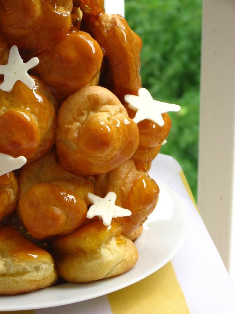 Caramel Cream Croquembouche Willow Bird Baking